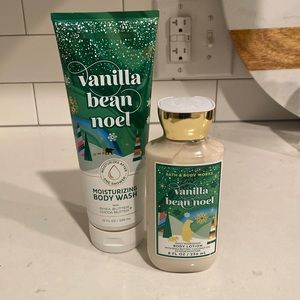 Bath & Body Works - Vanilla Bean Noel Body Wash / Lotion